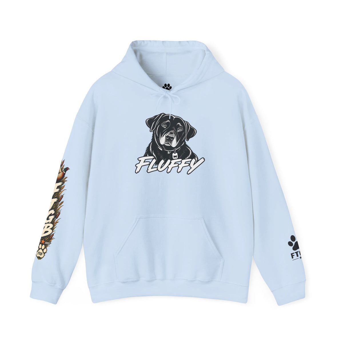 Fluffy the Good Boy Pheasant Hunting Hoodie