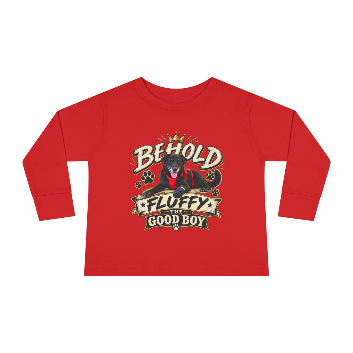 Behold Fluffy Toddler Long Sleeve Tee | FTGB Kids Shirt