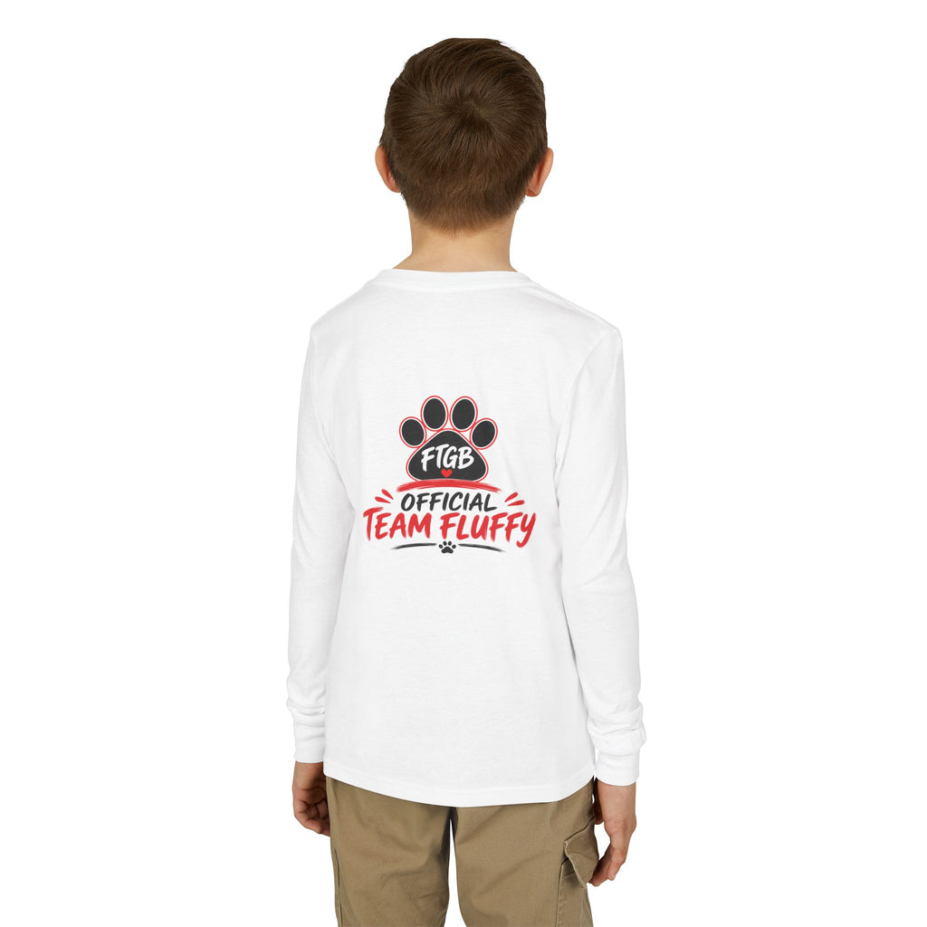 Official Team Fluffy Youth Long Sleeve Tee | FTGB Kids Shirt
