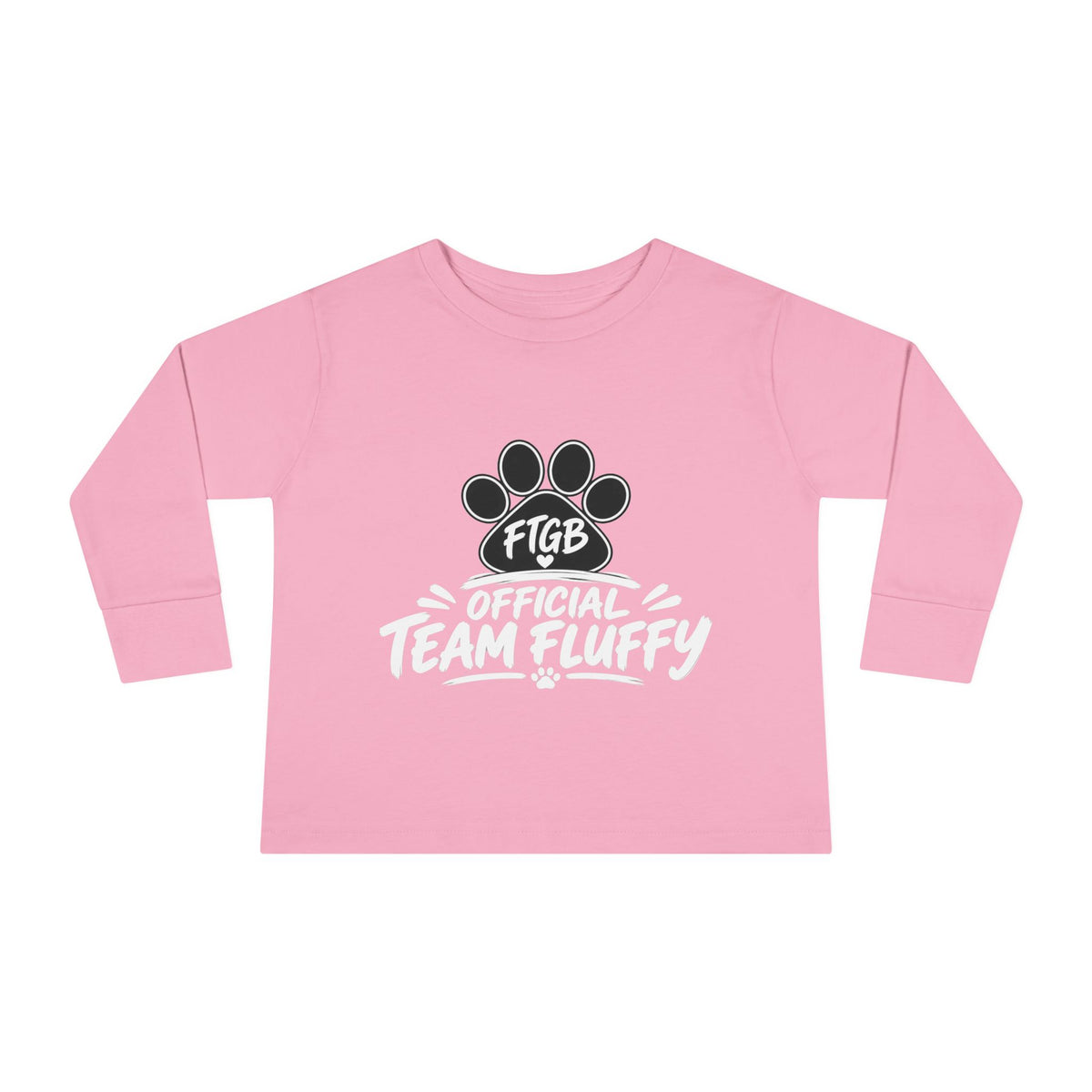 Official Team Fluffy Toddler Long Sleeve Tee | FTGB Kids Shirt
