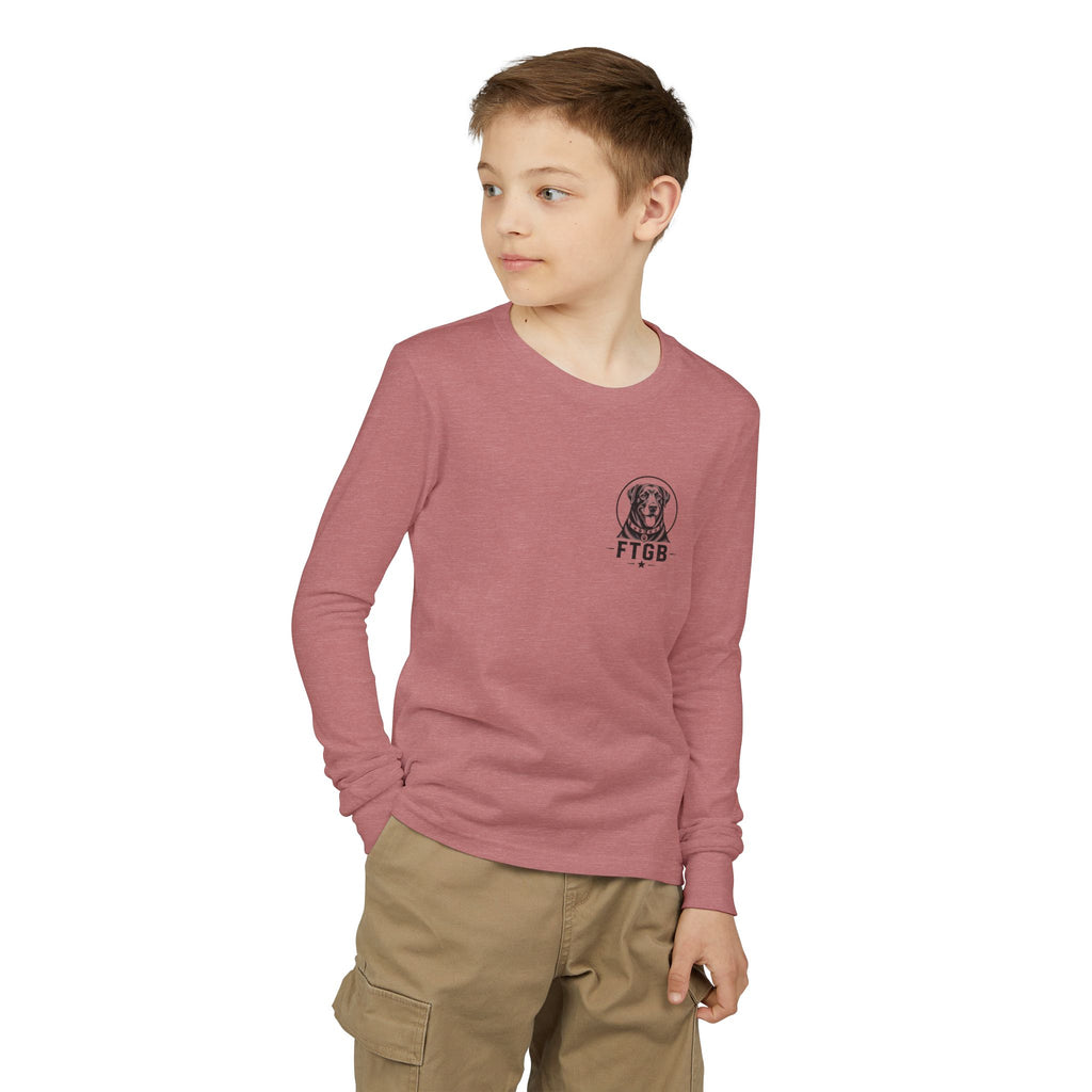 Official Team Fluffy Youth Long Sleeve Tee | FTGB Kids Shirt