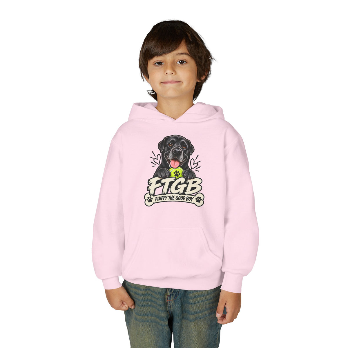 Fluffy the Good Boy Youth Hoodie