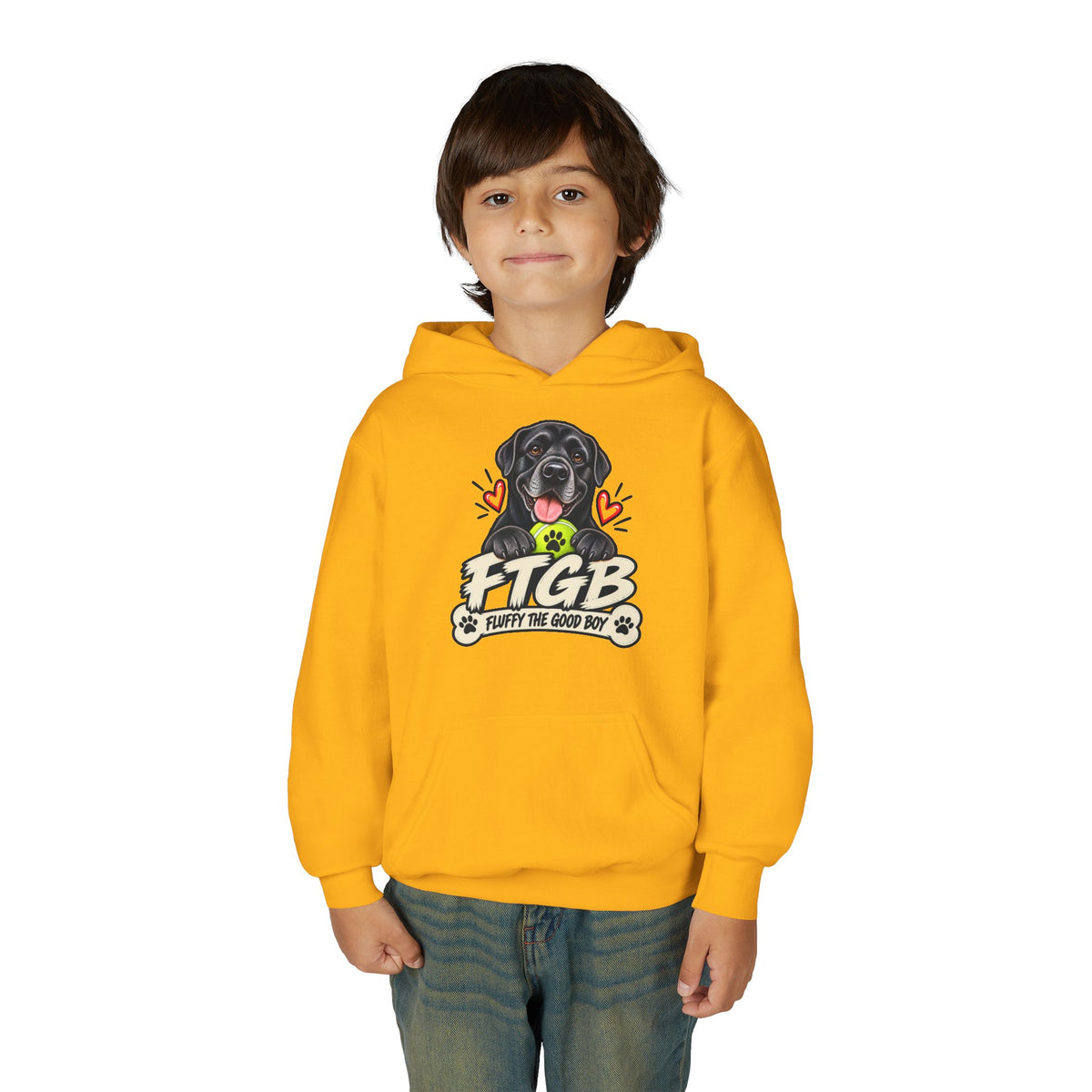 Fluffy the Good Boy Youth Hoodie