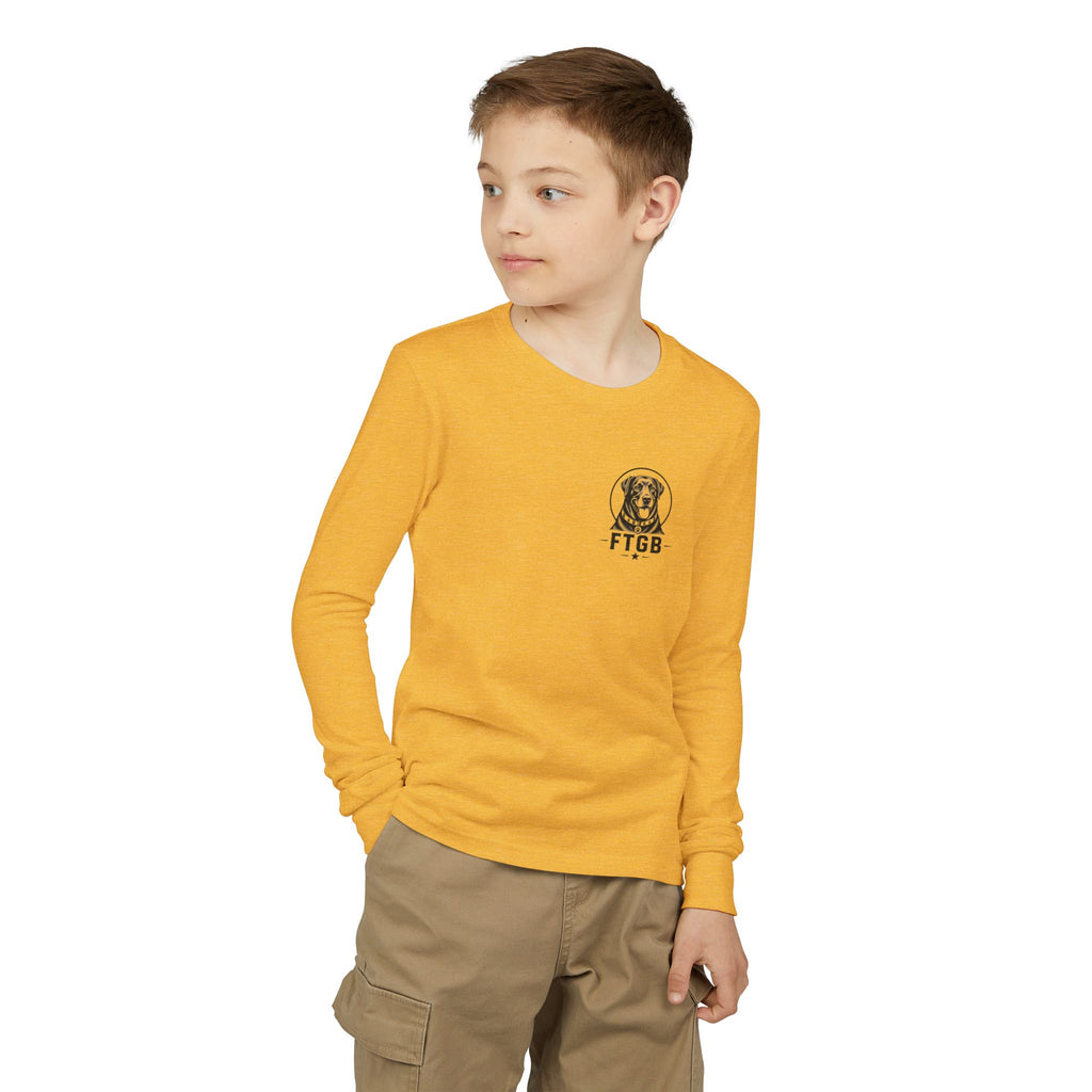 Official Team Fluffy Youth Long Sleeve Tee | FTGB Kids Shirt