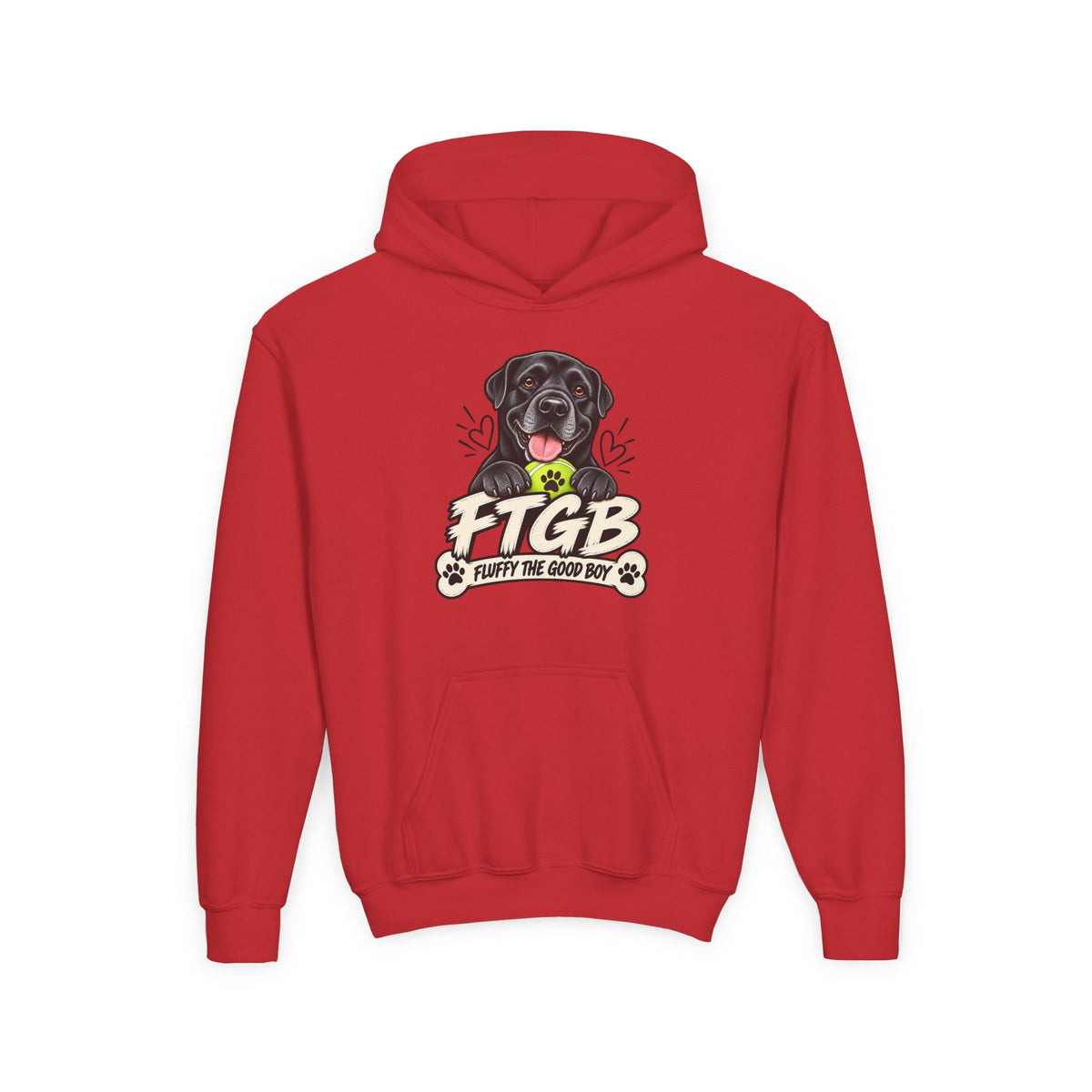 Fluffy the Good Boy Youth Hoodie