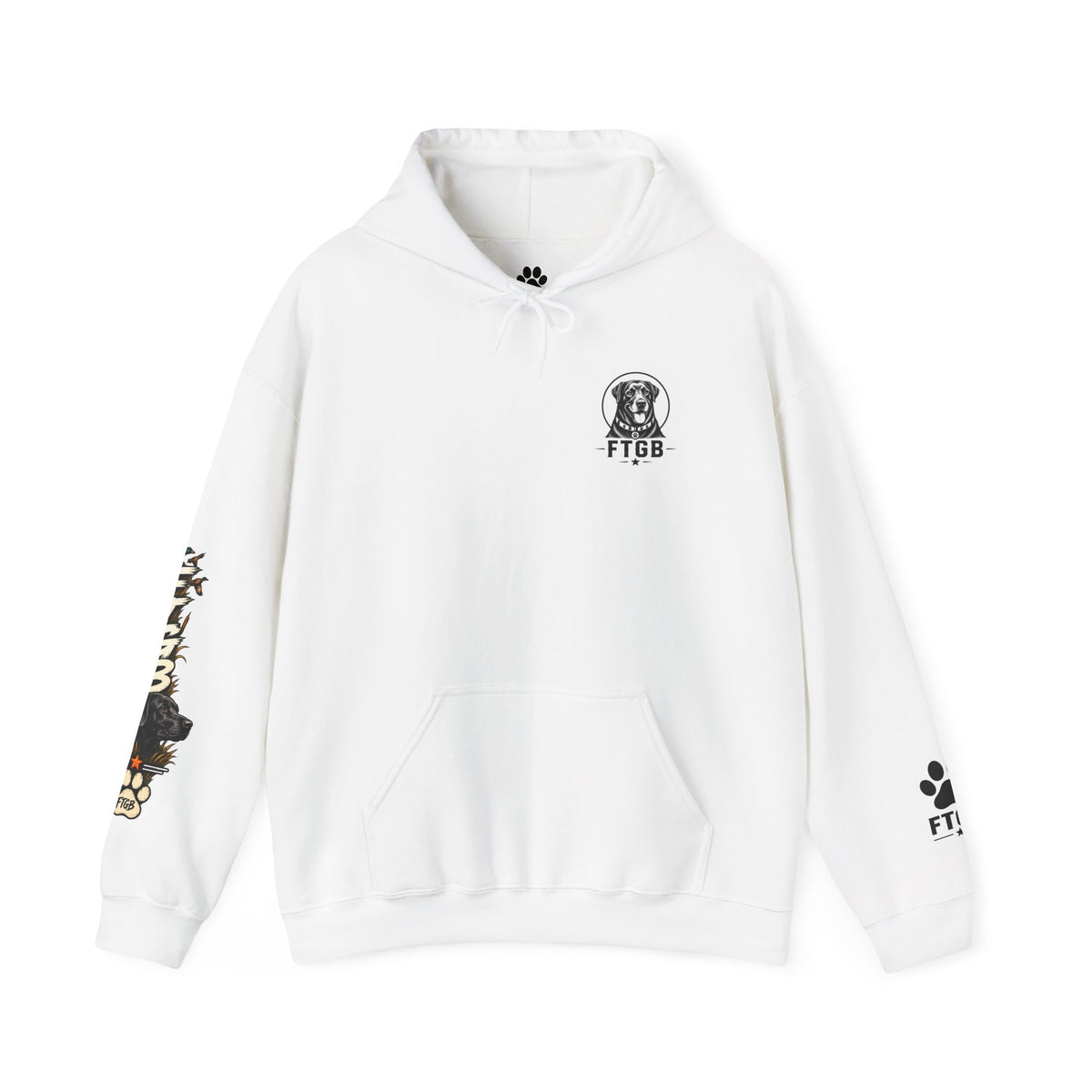 Fluffy the Good Boy Duck Hunting Hoodie