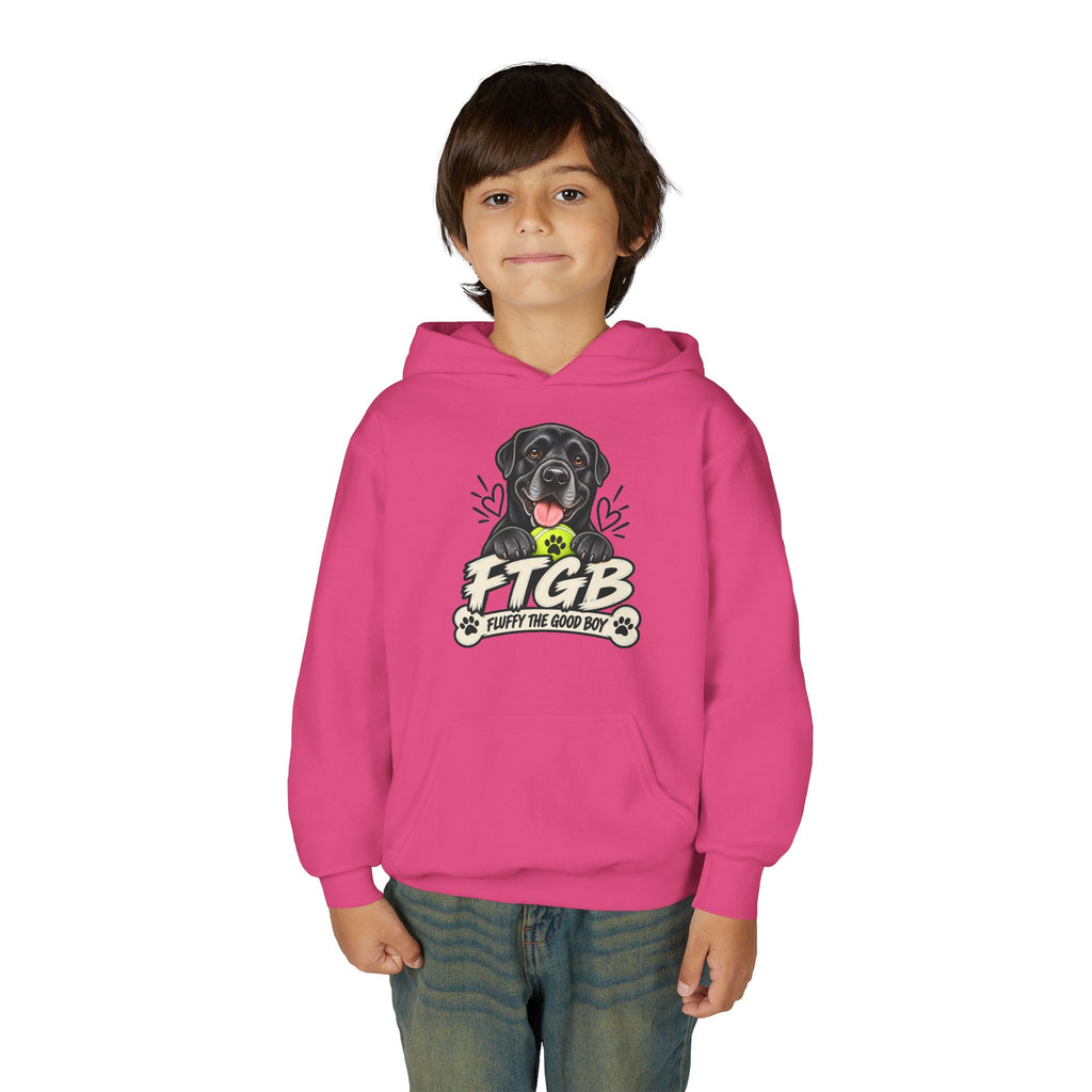 Fluffy the Good Boy Youth Hoodie