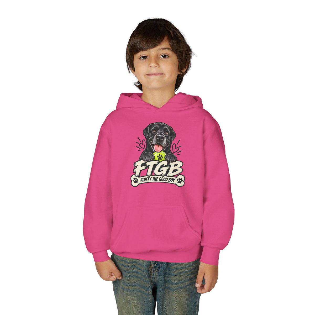Fluffy the Good Boy Youth Hoodie