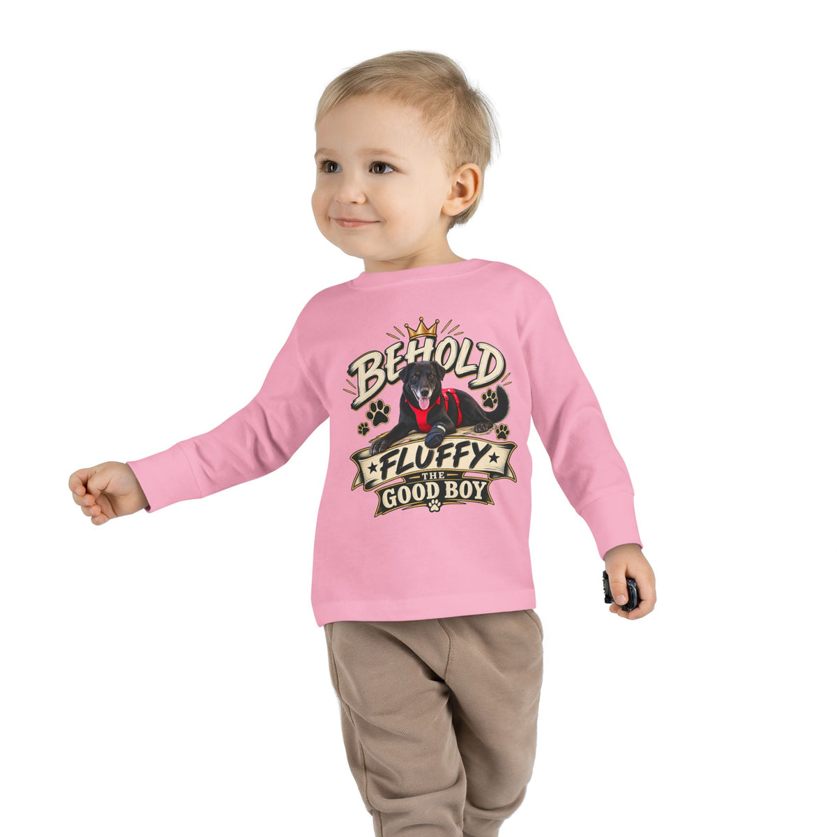 Behold Fluffy Toddler Long Sleeve Tee | FTGB Kids Shirt