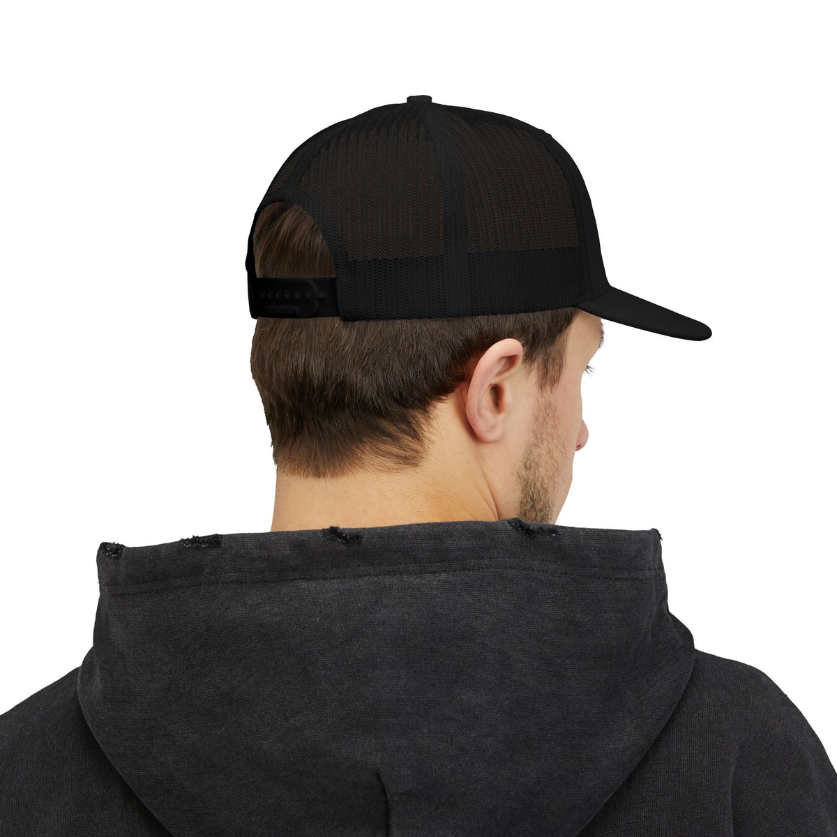 Fluffy the Good Boy Paw Logo Embroidered Trucker Hat