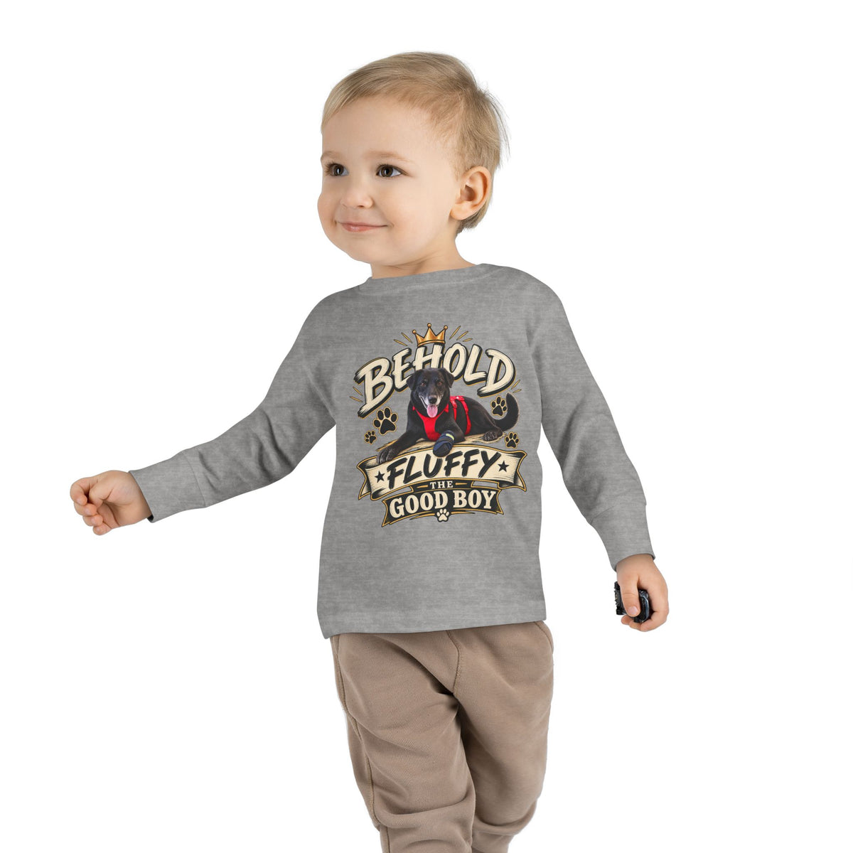 Behold Fluffy Toddler Long Sleeve Tee | FTGB Kids Shirt