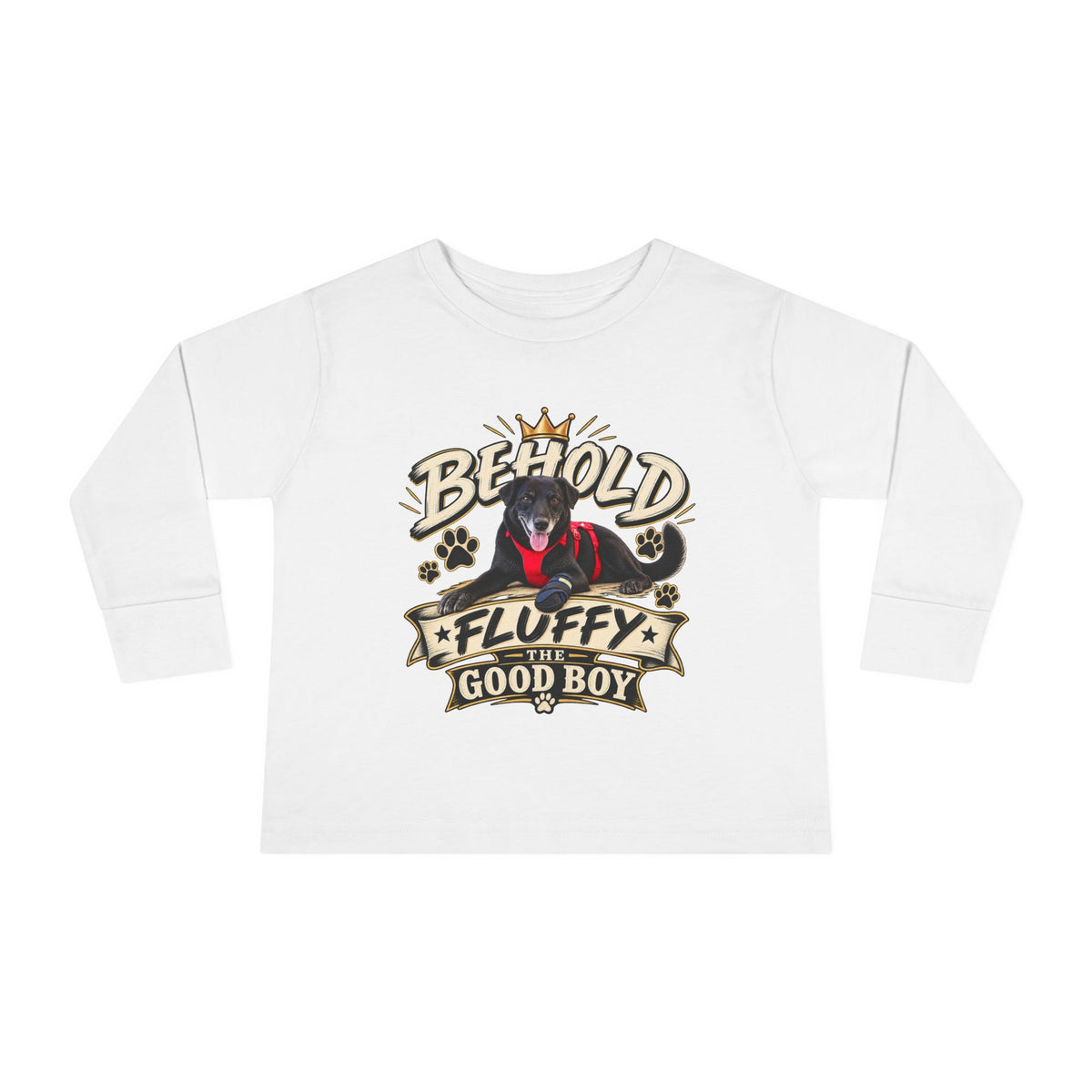 Behold Fluffy Toddler Long Sleeve Tee | FTGB Kids Shirt