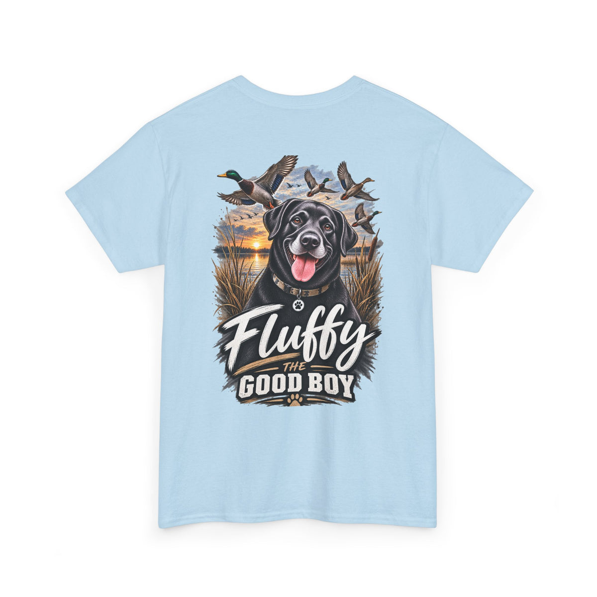 FTGB Hunting Series – Fluffy the Good Boy Duck Hunting Tee