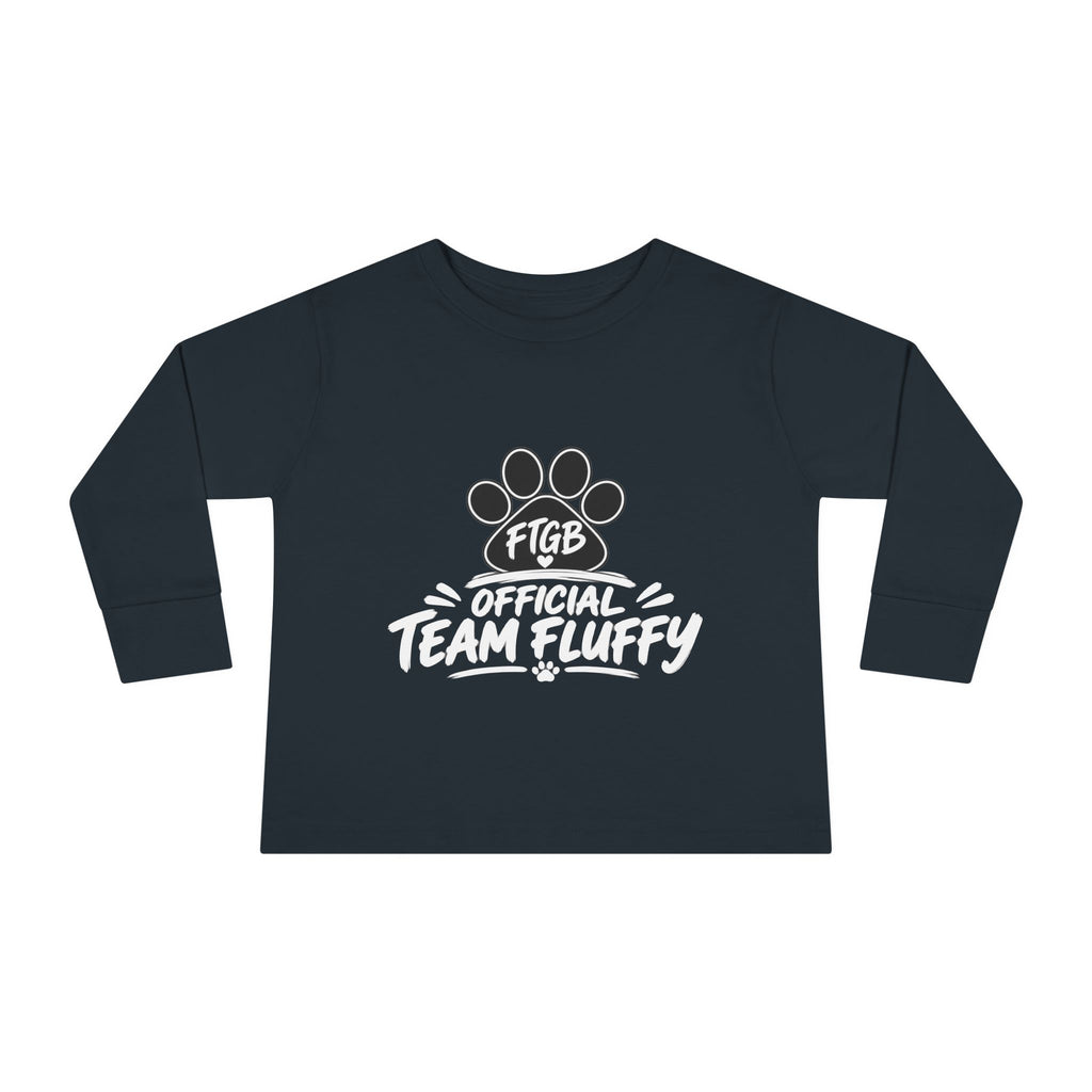 Official Team Fluffy Toddler Long Sleeve Tee | FTGB Kids Shirt
