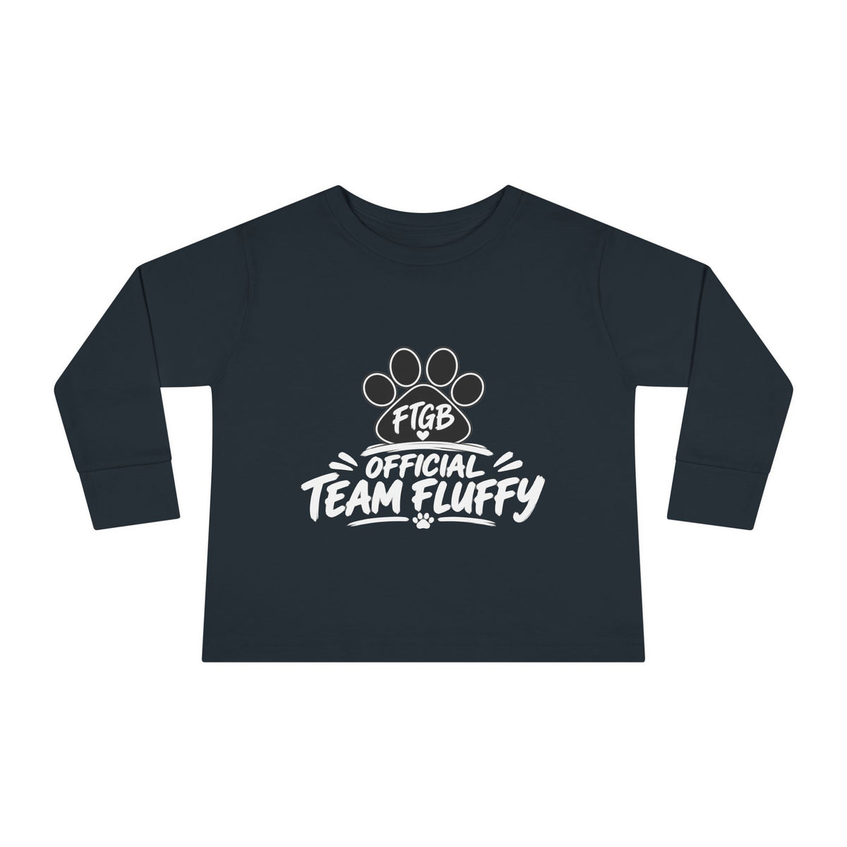 Official Team Fluffy Toddler Long Sleeve Tee | FTGB Kids Shirt