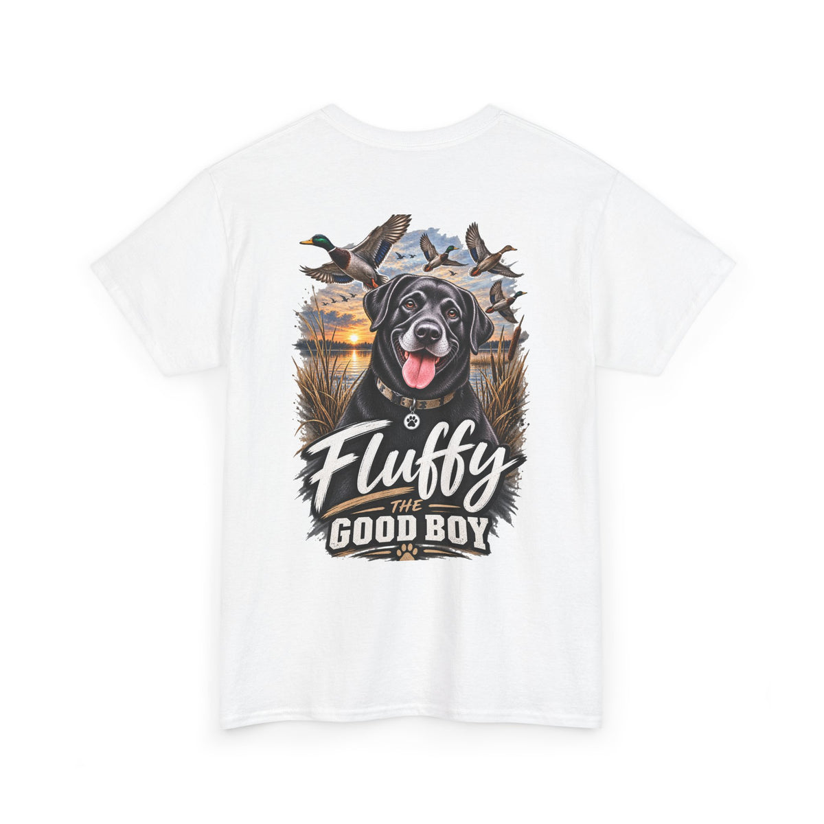 FTGB Hunting Series – Fluffy the Good Boy Duck Hunting Tee