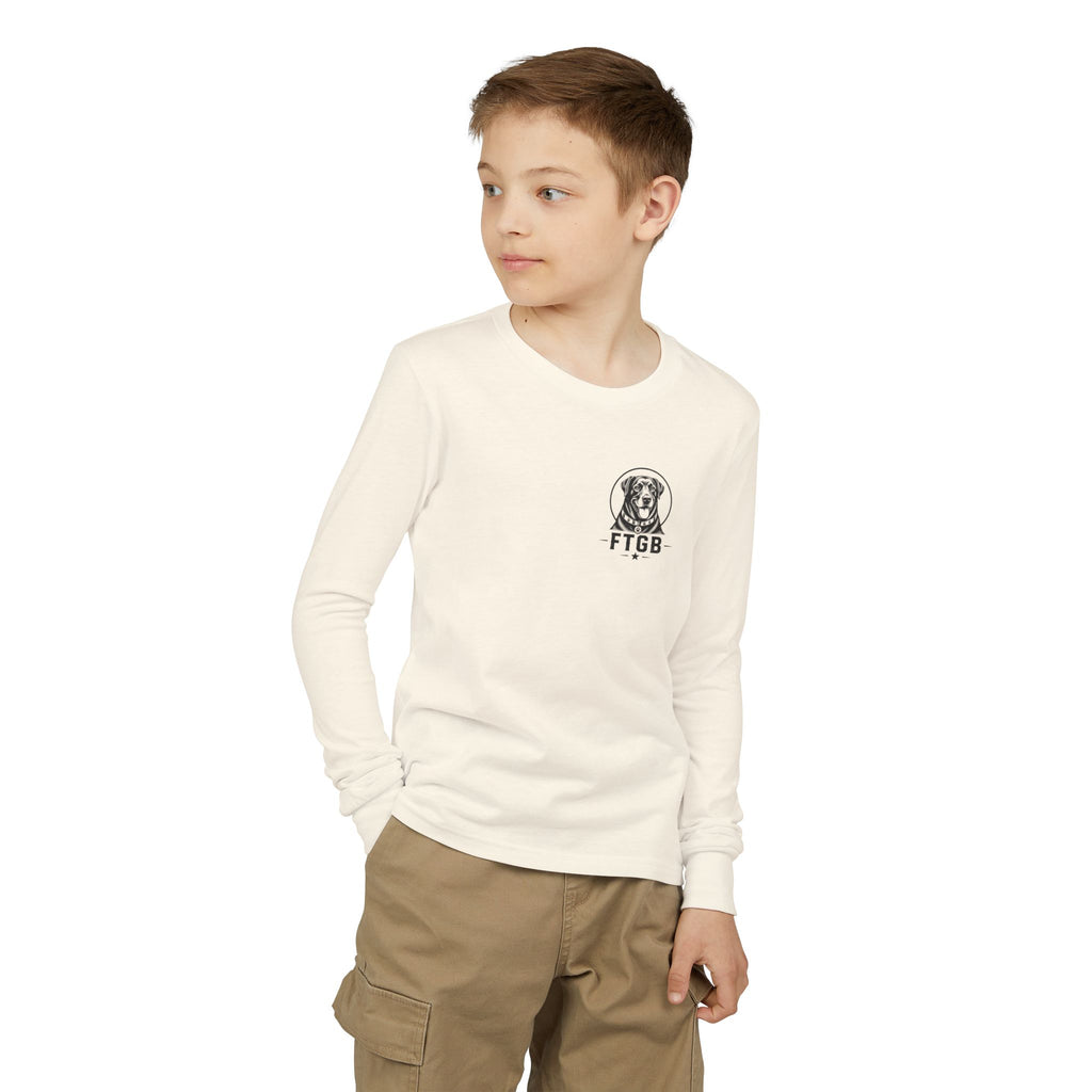 Official Team Fluffy Youth Long Sleeve Tee | FTGB Kids Shirt