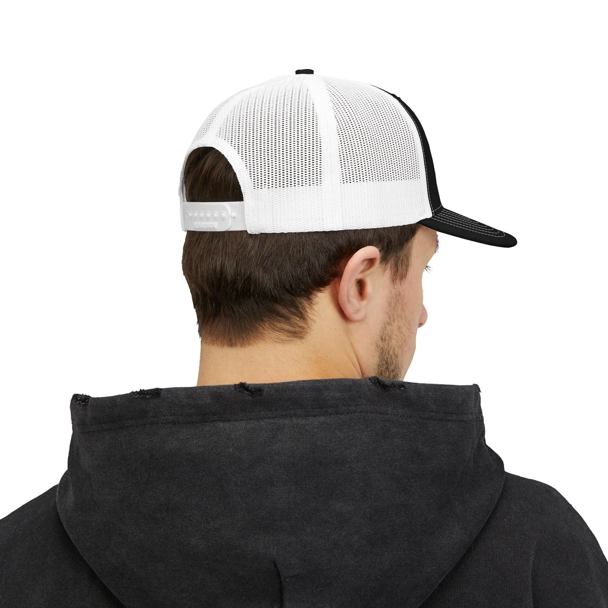 Fluffy the Good Boy Paw Logo Embroidered Trucker Hat