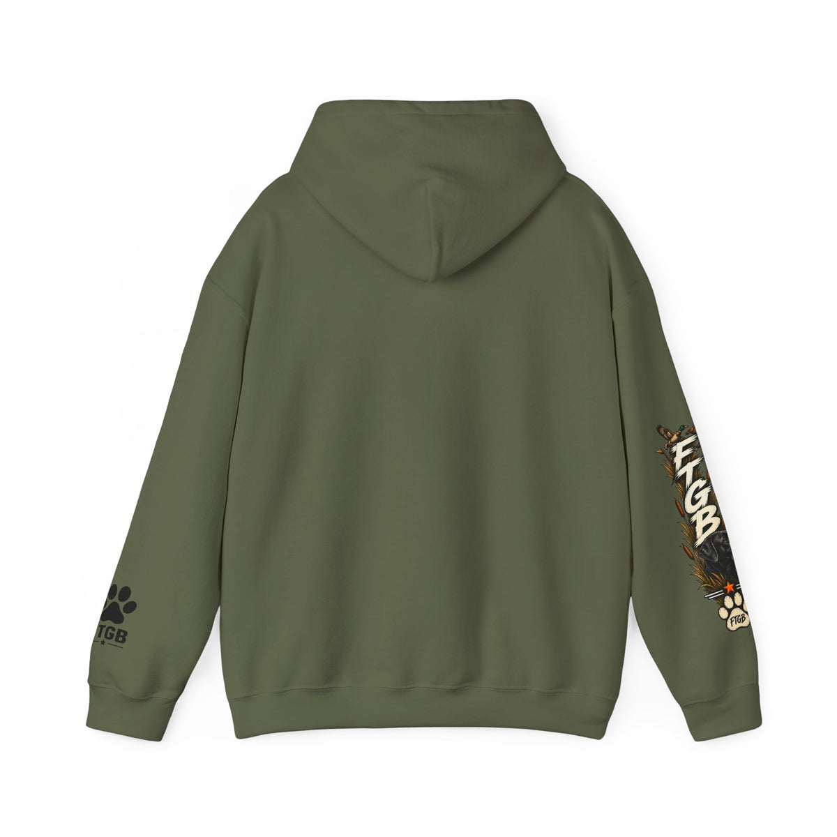 Fluffy the Good Boy Duck Hunting Hoodie