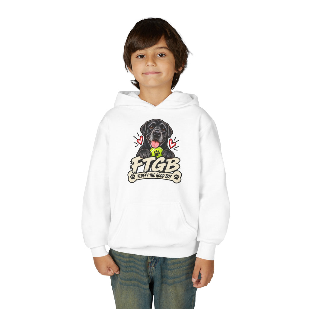 Fluffy the Good Boy Youth Hoodie