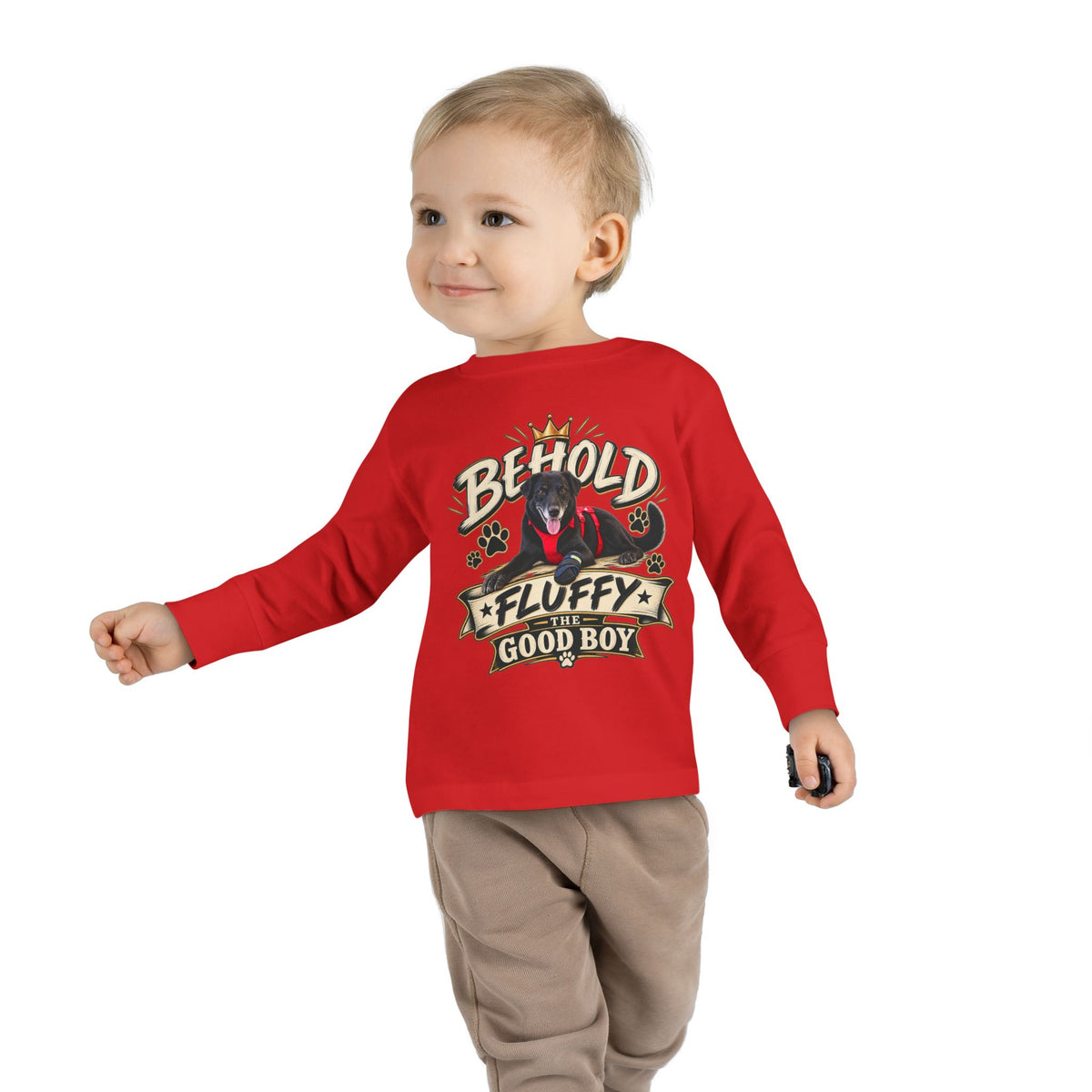 Behold Fluffy Toddler Long Sleeve Tee | FTGB Kids Shirt