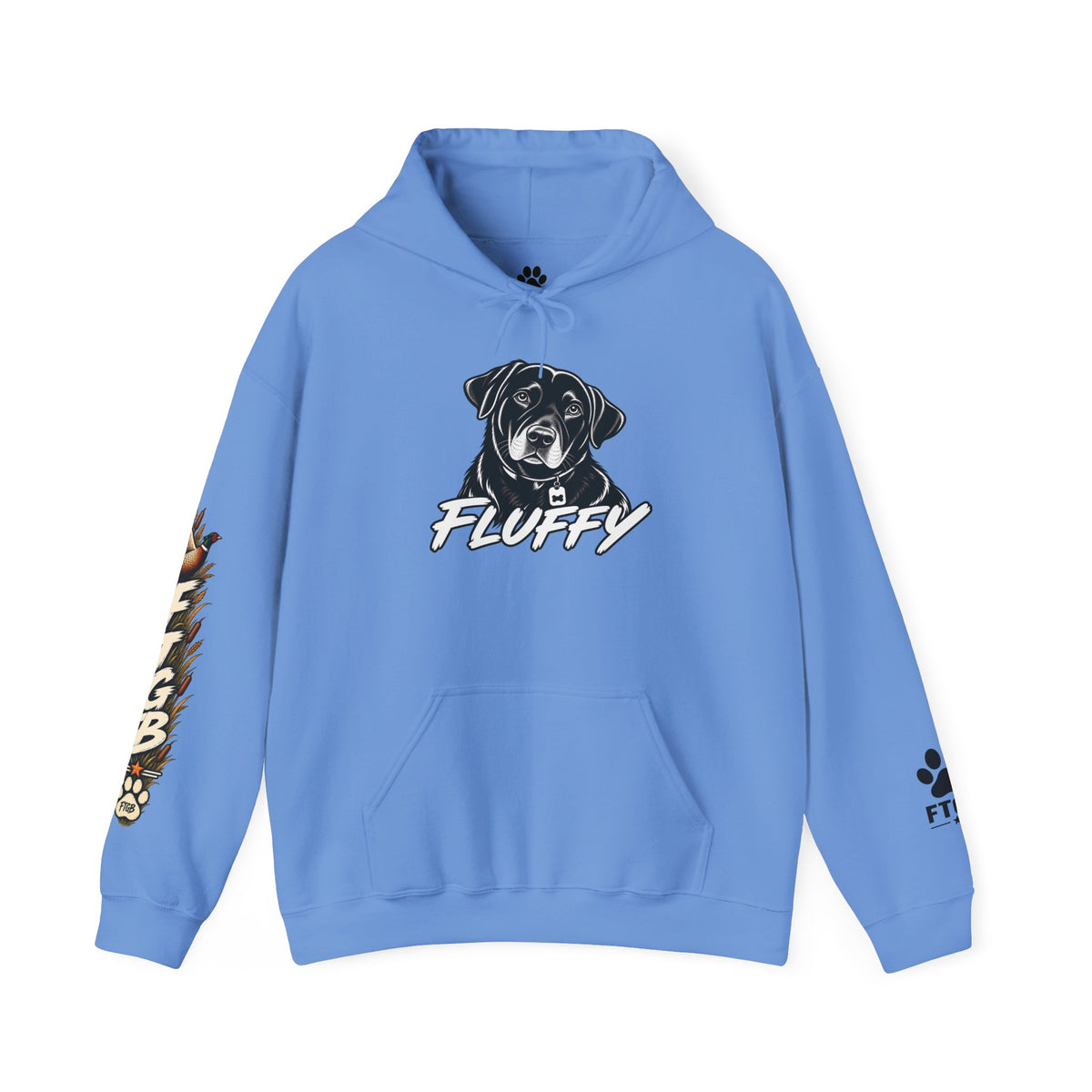 Fluffy the Good Boy Pheasant Hunting Hoodie