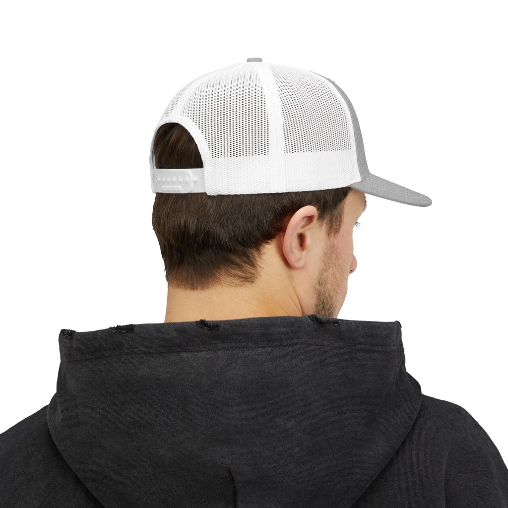 Fluffy the Good Boy Paw Logo Embroidered Trucker Hat