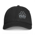 Fluffy the Good Boy Paw Logo Embroidered Coastal Washed Cap - Gray Shades