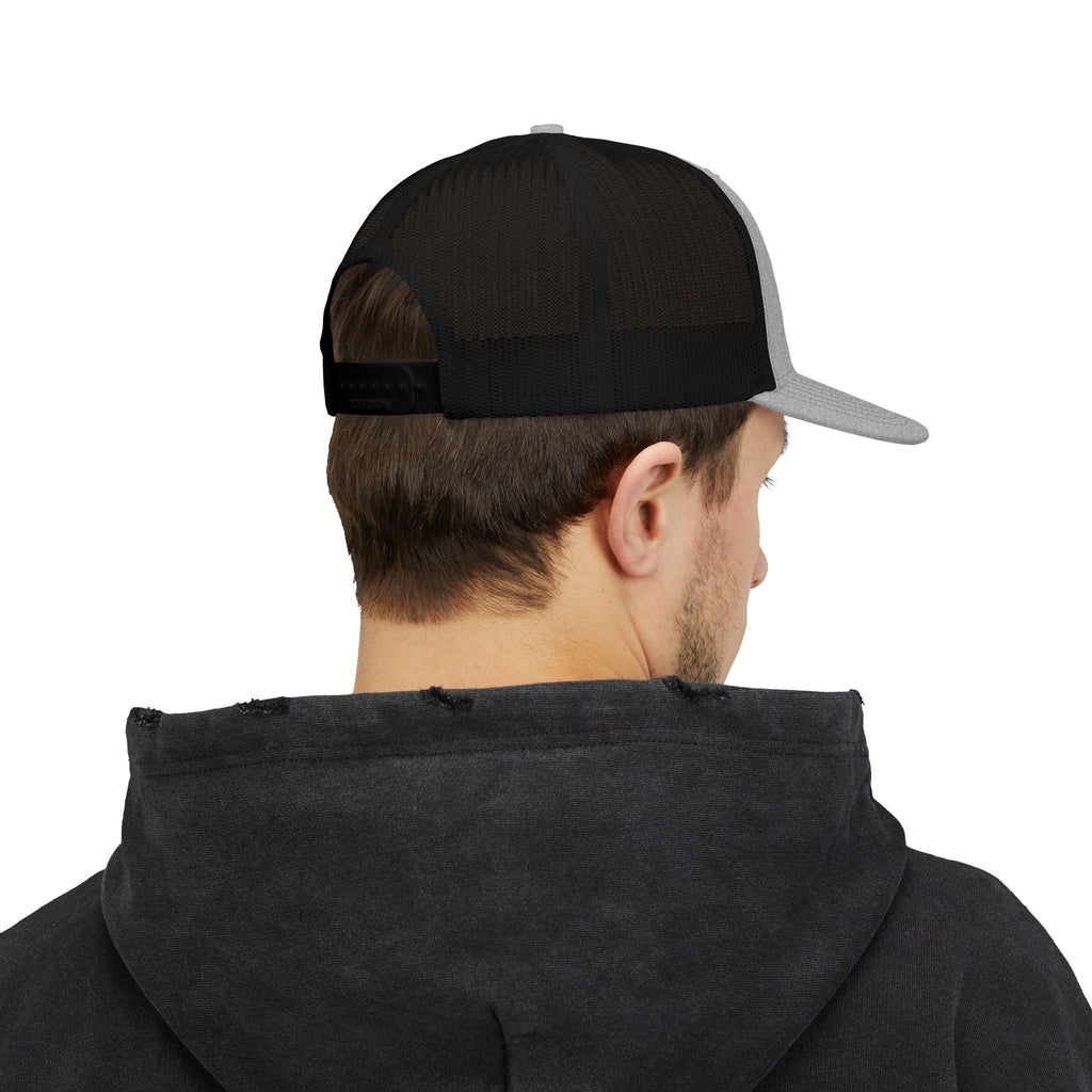 Fluffy the Good Boy Paw Logo Embroidered Trucker Hat