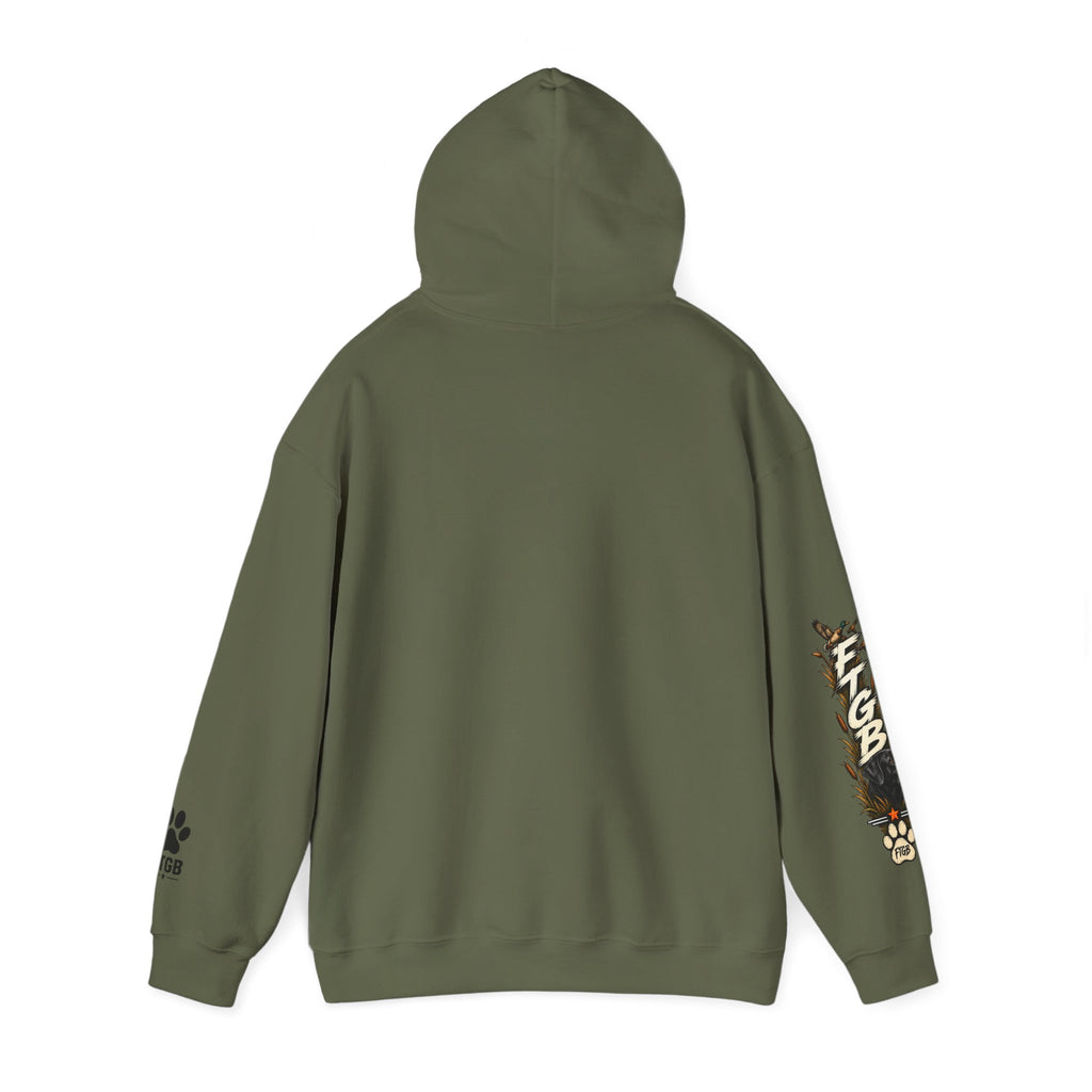 Fluffy the Good Boy Duck Hunting Hoodie