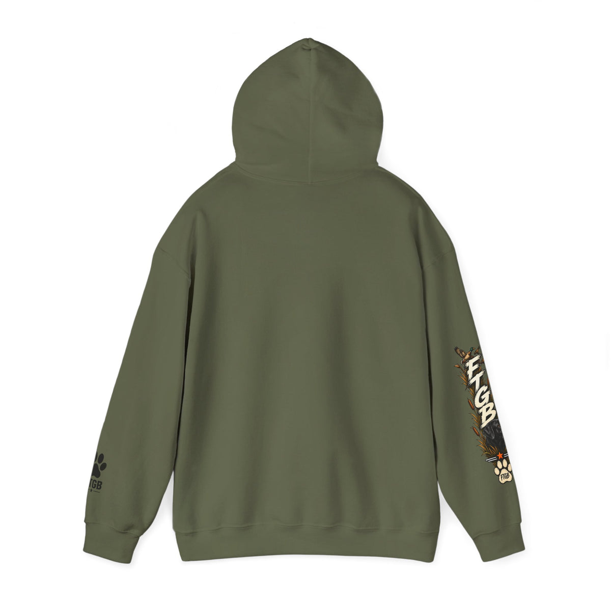 Fluffy the Good Boy Duck Hunting Hoodie