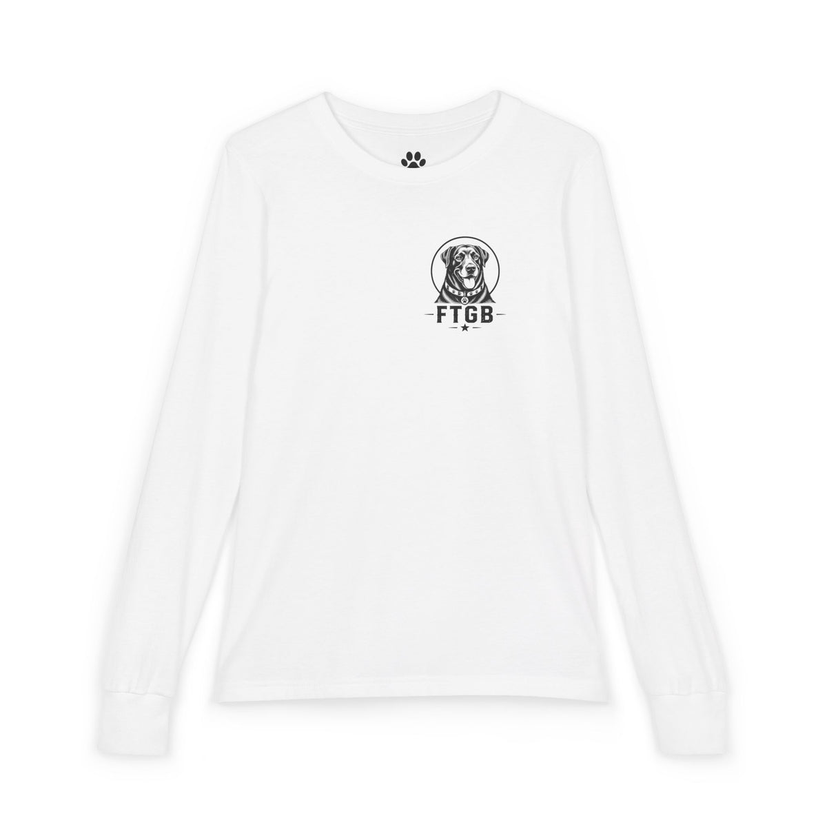 Official Team Fluffy Youth Long Sleeve Tee | FTGB Kids Shirt