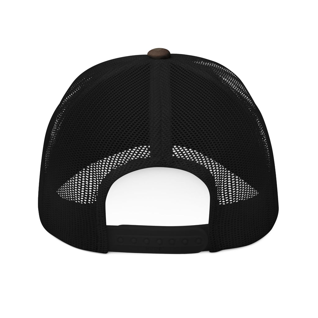 Fluffy the Good Boy Camo Trucker Hat – Embroidered FTGB Paw