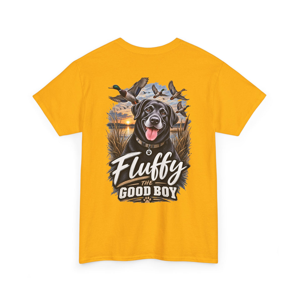 FTGB Hunting Series – Fluffy the Good Boy Duck Hunting Tee