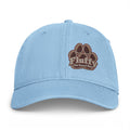 Fluffy the Good Boy Paw Logo Embroidered Coastal Washed Cap - Tan Shades