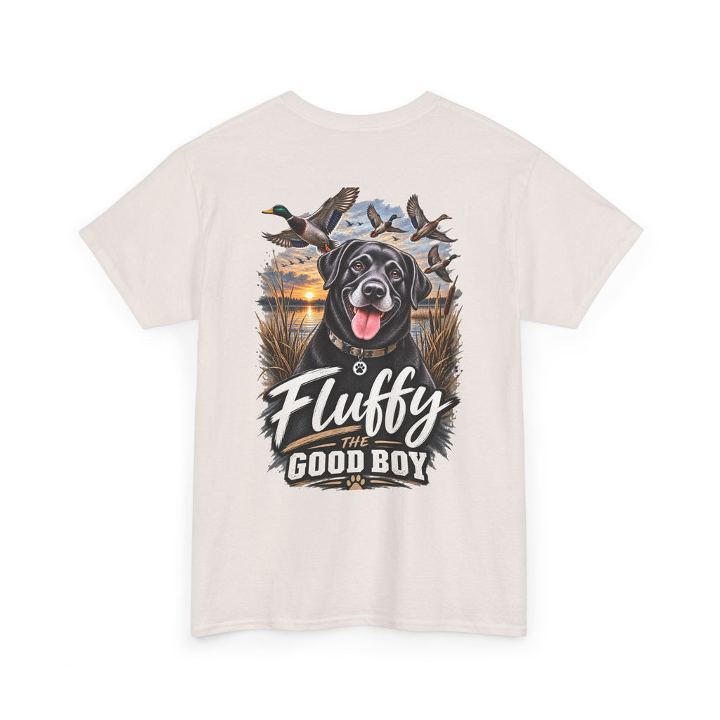 FTGB Hunting Series – Fluffy the Good Boy Duck Hunting Tee