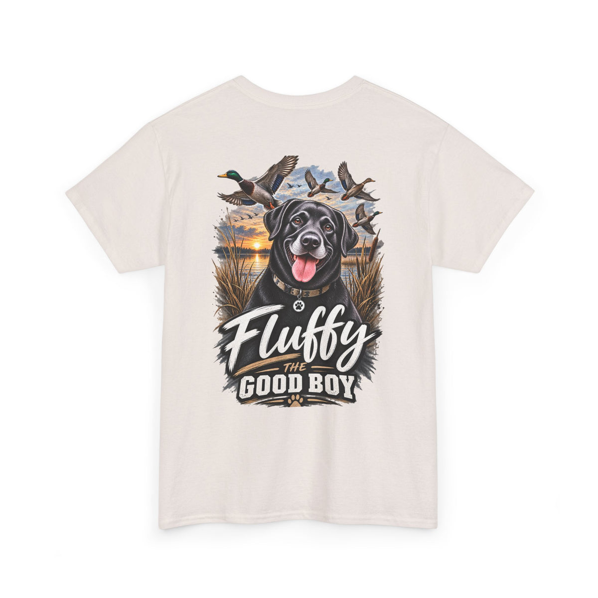 FTGB Hunting Series – Fluffy the Good Boy Duck Hunting Tee