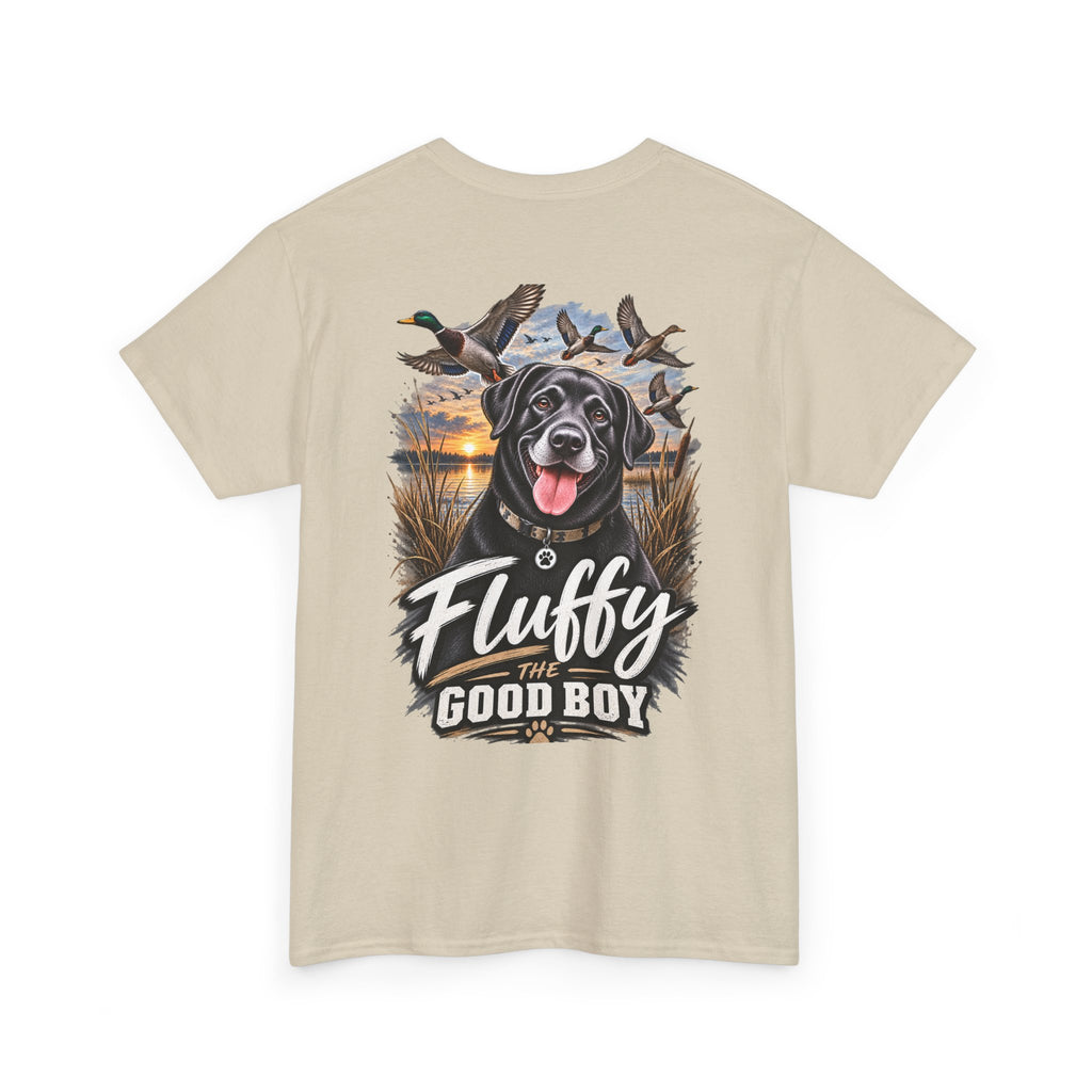 FTGB Hunting Series – Fluffy the Good Boy Duck Hunting Tee