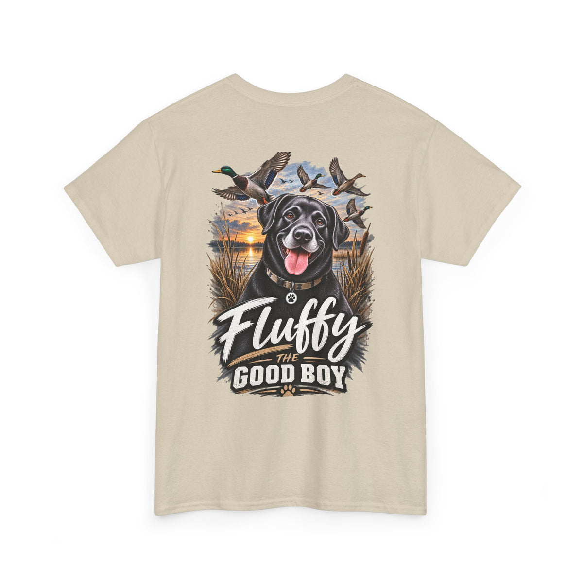 FTGB Hunting Series – Fluffy the Good Boy Duck Hunting Tee
