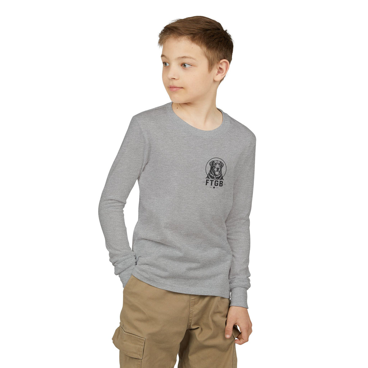 Official Team Fluffy Youth Long Sleeve Tee | FTGB Kids Shirt