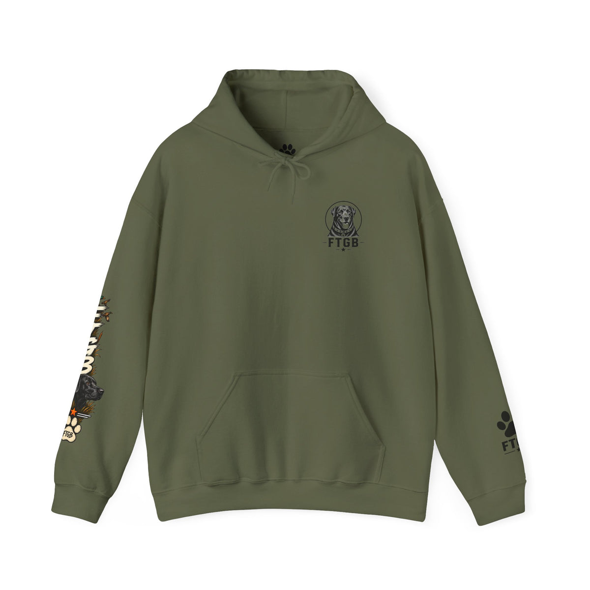 Fluffy the Good Boy Duck Hunting Hoodie