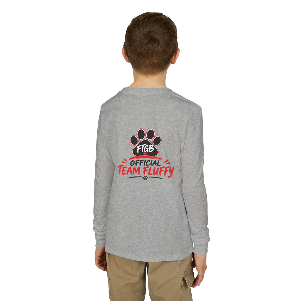 Official Team Fluffy Youth Long Sleeve Tee | FTGB Kids Shirt