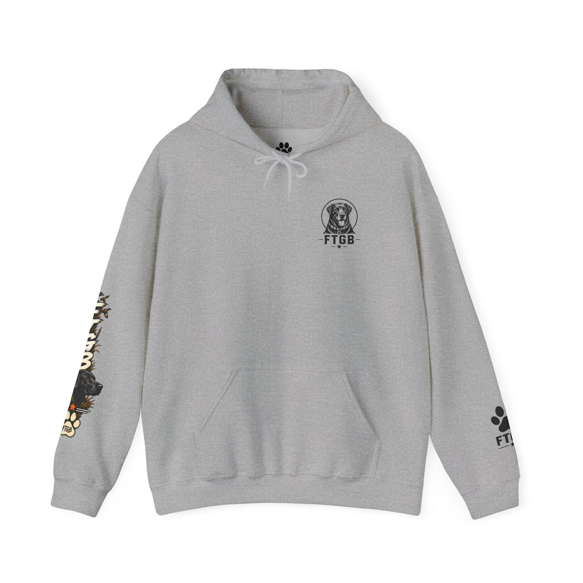 Fluffy the Good Boy Duck Hunting Hoodie