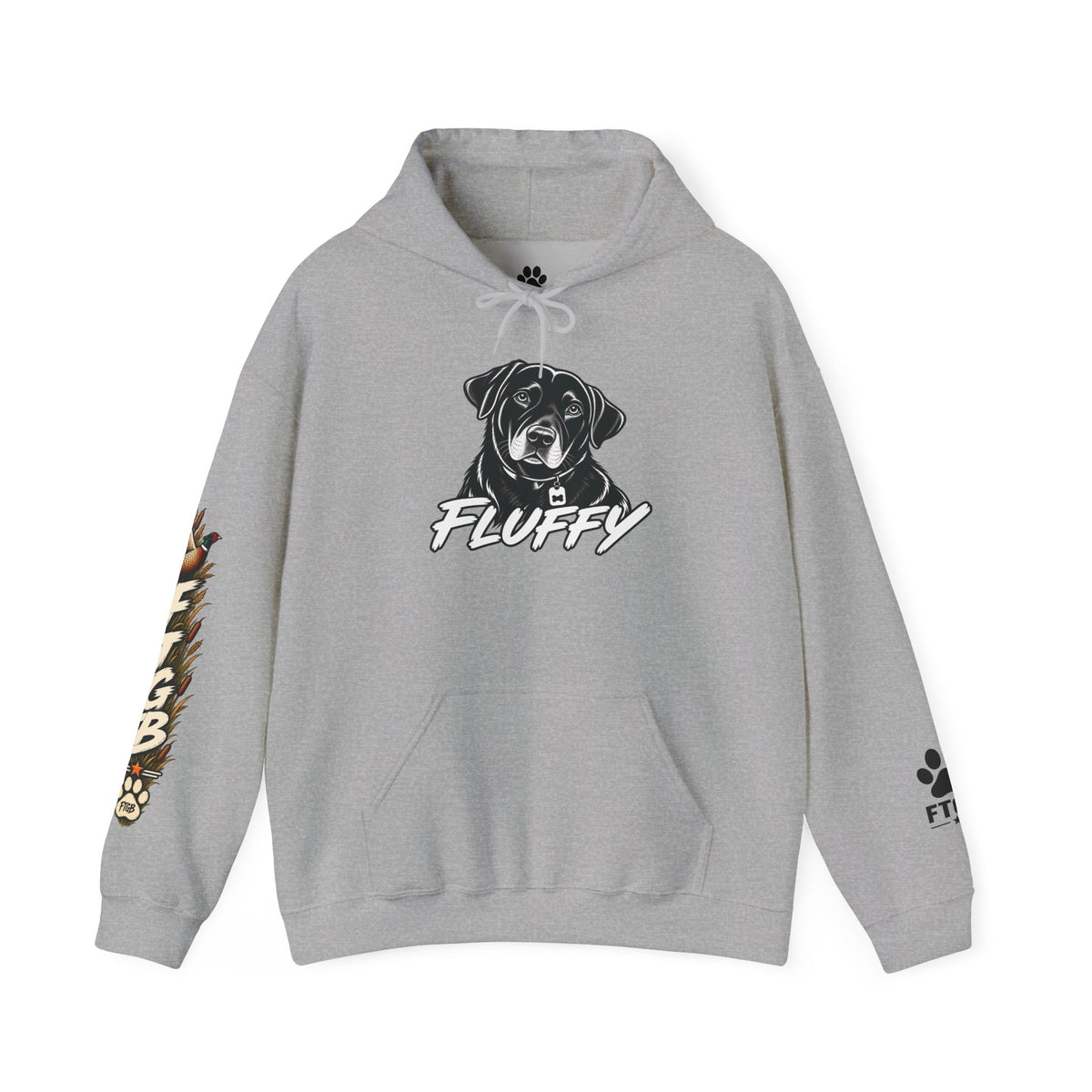 Fluffy the Good Boy Pheasant Hunting Hoodie