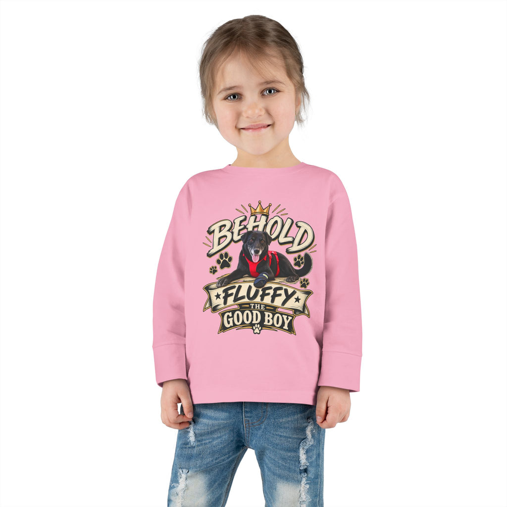Behold Fluffy Toddler Long Sleeve Tee | FTGB Kids Shirt
